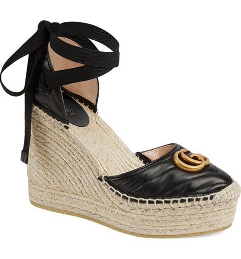 gucci mini wedges|gucci wedges nordstrom.